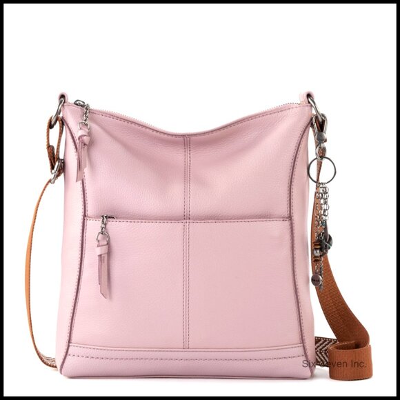 Handbags - Leather Crossbody Bag Convertible Purse Adjustable Strap Multiple Pockets